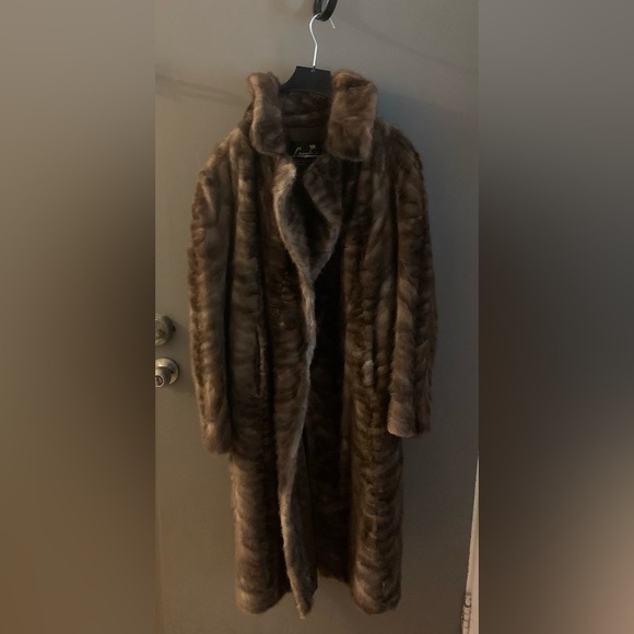 langlois Jackets & Blazers - Langlois genuine fur long coat Furs Teddy Jacket old money